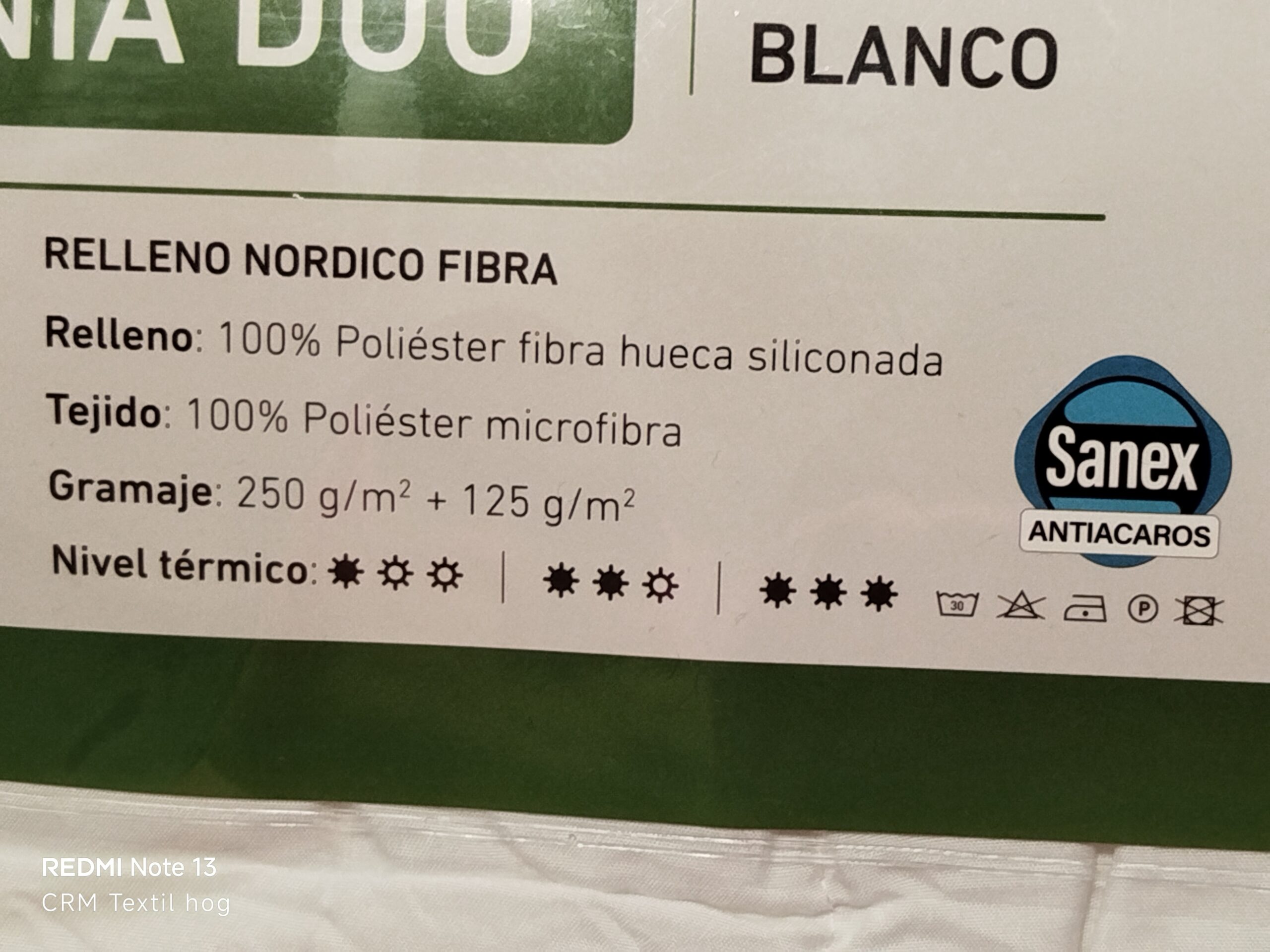 NÓRDICO DÚO (set de dos nórdicos con diferentes gramajes) - Imagen 3