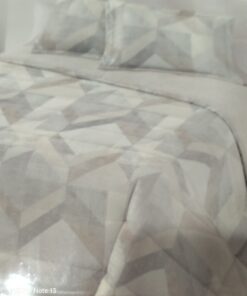 Edredón Sherpa cama 180 con fundas de cojines pastel