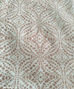 Mantel tapete de chenilla 110x160 rosa blanco