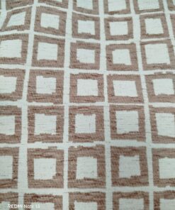 Mantel tapete de chenilla 110x160 cuadro rosa