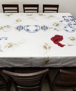 Mantel-tapete de sarga 100% algodón 1.55 x 2.85 m alcatraz