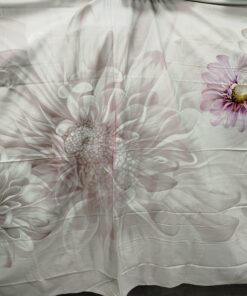 Mantel-tapete de sarga 100% algodón 1.55 x 2.85 m malva