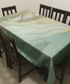 Mantel-tapete de sarga 100% algodón 1.55 x 1.90 m ONDAS