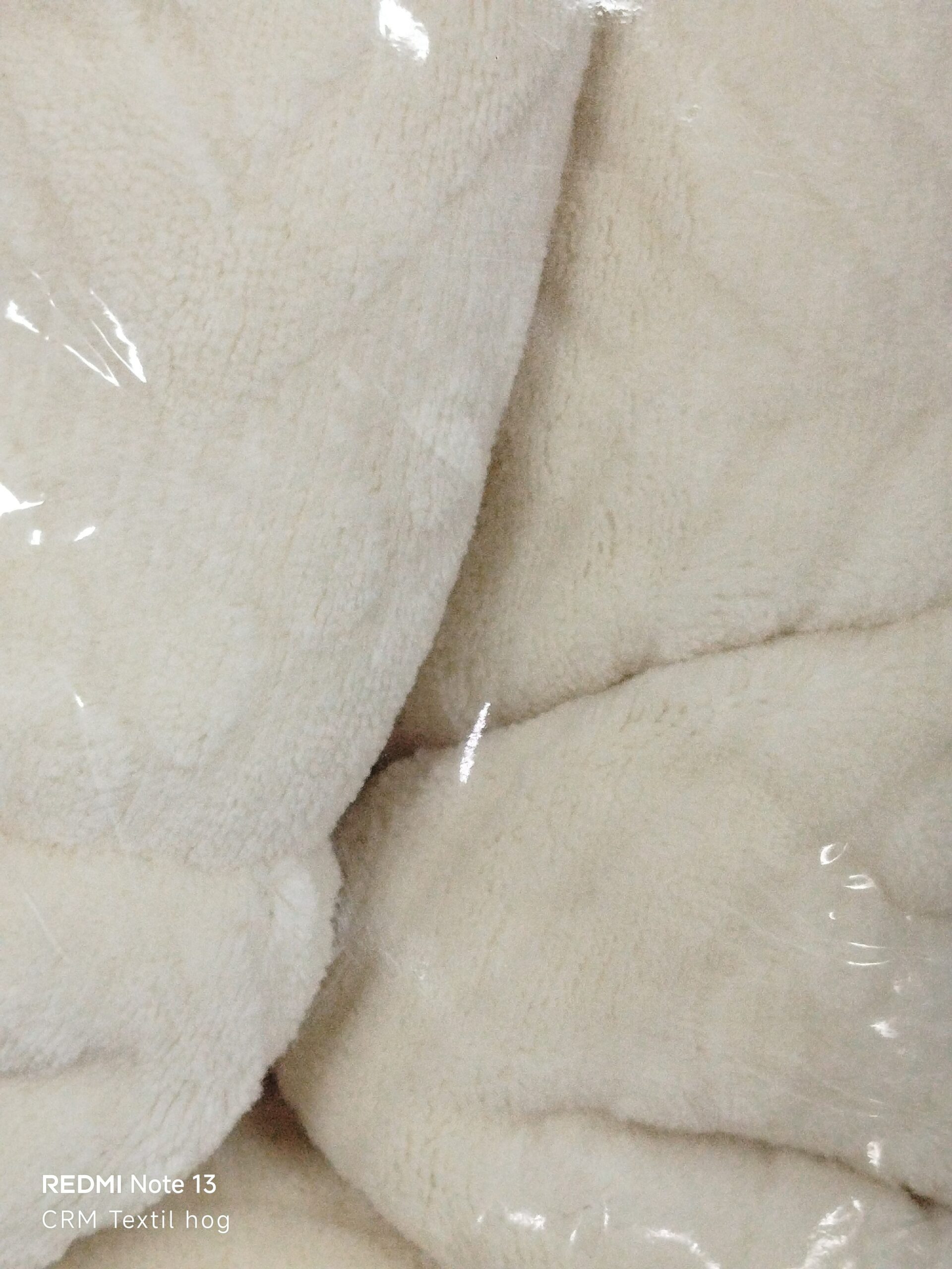 Edredón sherpa cama 135 beig rombo - Imagen 2