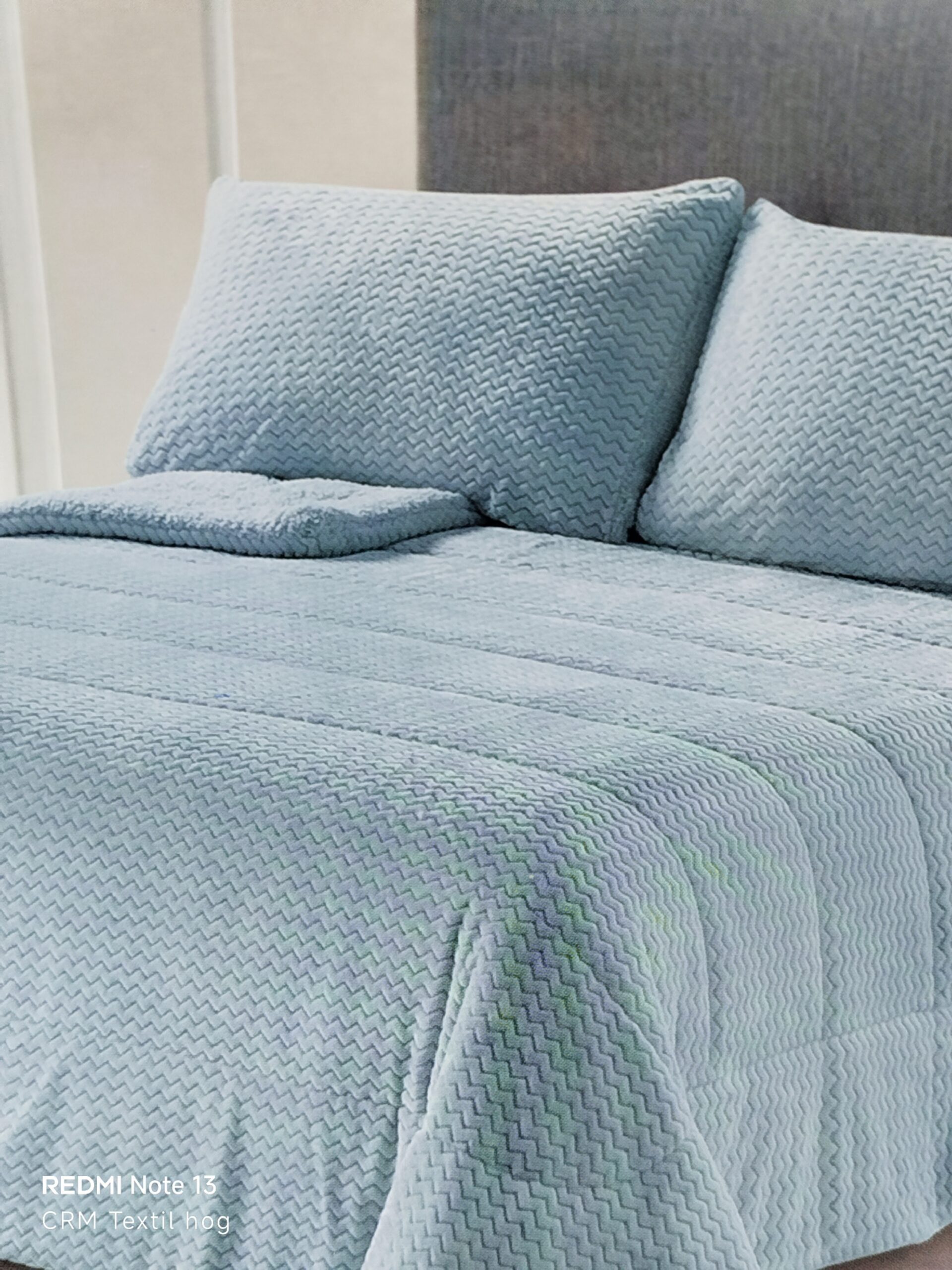 Edredón sherpa cama 135 Ania azul