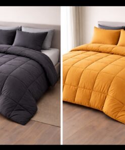 NÓRDICO REVERSIBLE chocolate/naranja ac 400 gr (elige medida)