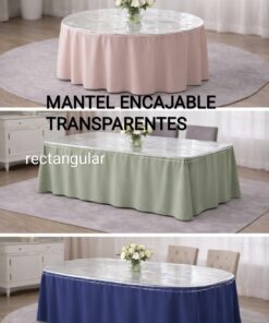 Mantel ajustable Transparente