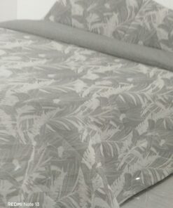 Edredón sherpa cama 90 Noelia gris