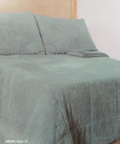 Edredón sherpa cama 150 Cedric aguamarina