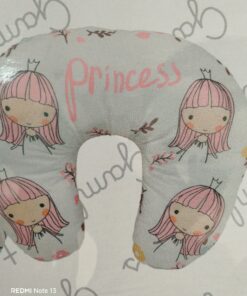 Cojín lactancia princess rosa blanco