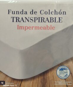 Funda de colchón transpirable IMPERMEABLE (elige medida)