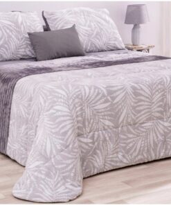 Edredón sherpa cama 150 Oslan gris