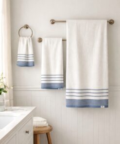 Juego de Toallas  Don Algodón 100% Algodón Suaves y Absorbentes  líneas