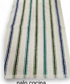 Paño de cocina (unidad) lineas verde azul