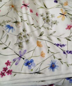 Mantel anti manchas estampado 150x200