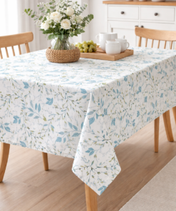 Mantel anti manchas estampado 150x200