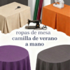 Ropa de mesa camilla de verano a medida