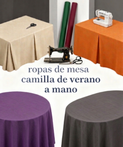 Ropa de mesa camilla de verano a medida