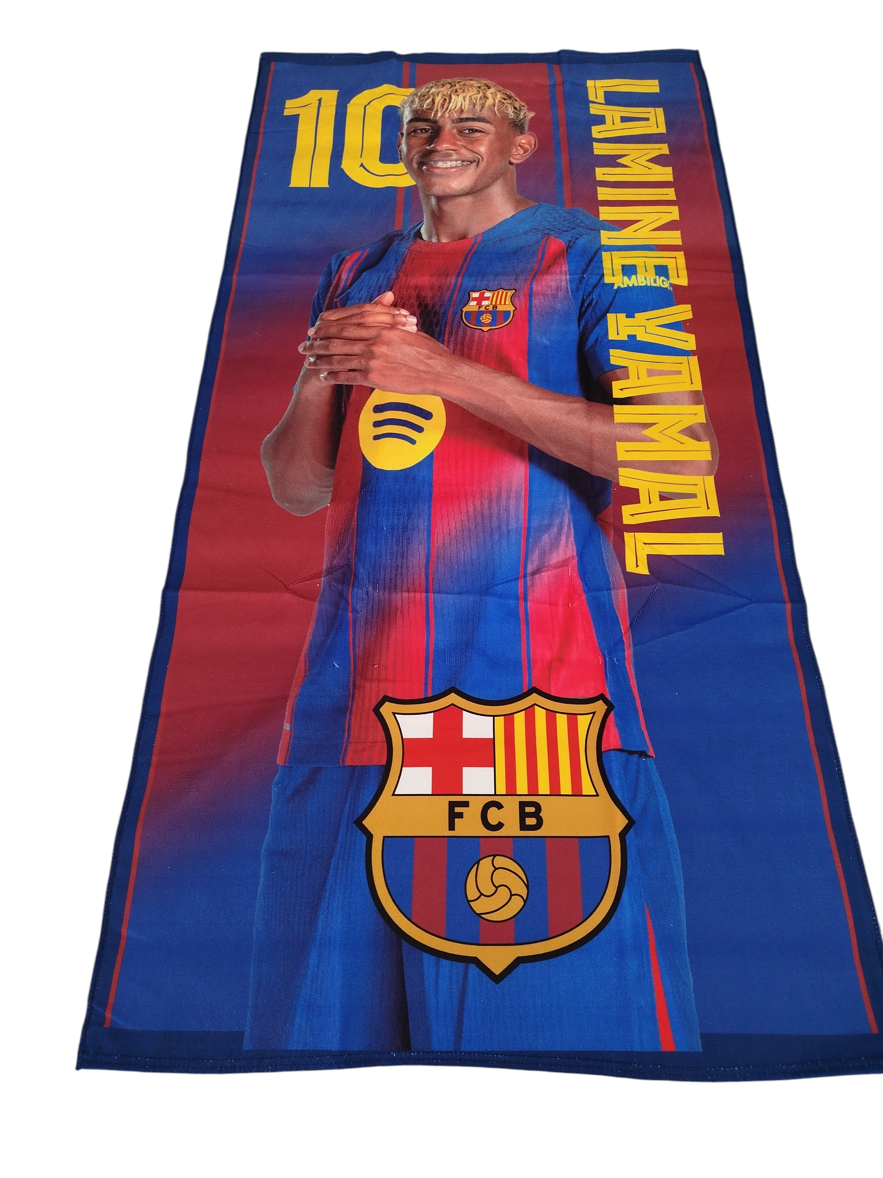 Toalla de Playa Microfibra Lamine Yamale F. C. Barcelona 70x140 cm Oficial