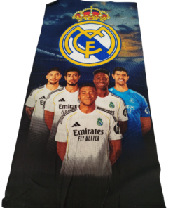 Toalla de Playa Microfibra jugadores Real Madrid 70x140 cm Oficial
