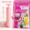Pack bolsa al vacío para edredones + aspiradora manual | Ahorra espacio