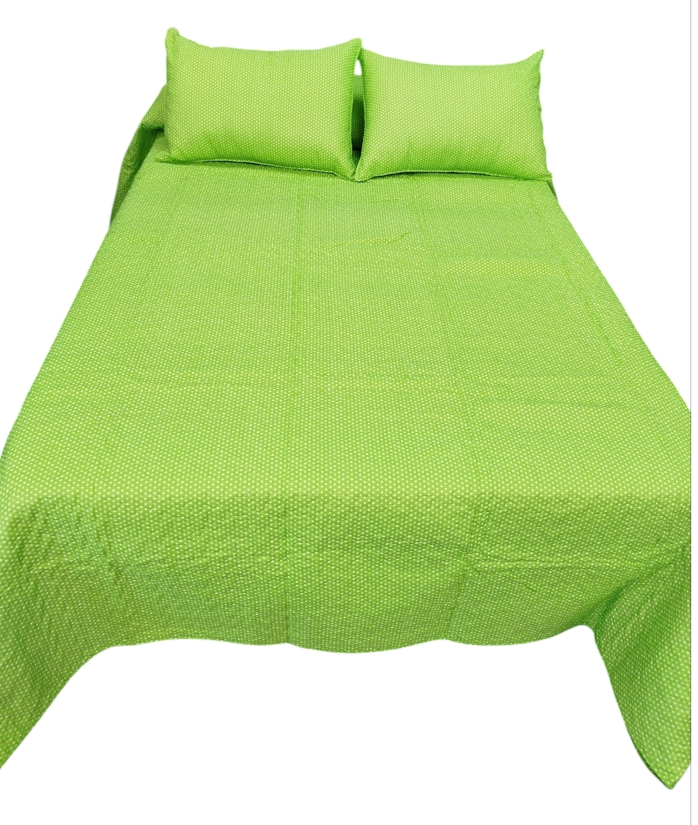 Colcha bouti reversible cama 135 atrapasueños morado-pistacho - Imagen 3